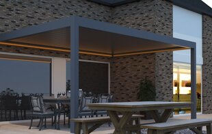 Беседка Pergola 3000x4947 устанавливается  к стене  цена и информация | Беседки, навесы, тенты | kaup24.ee