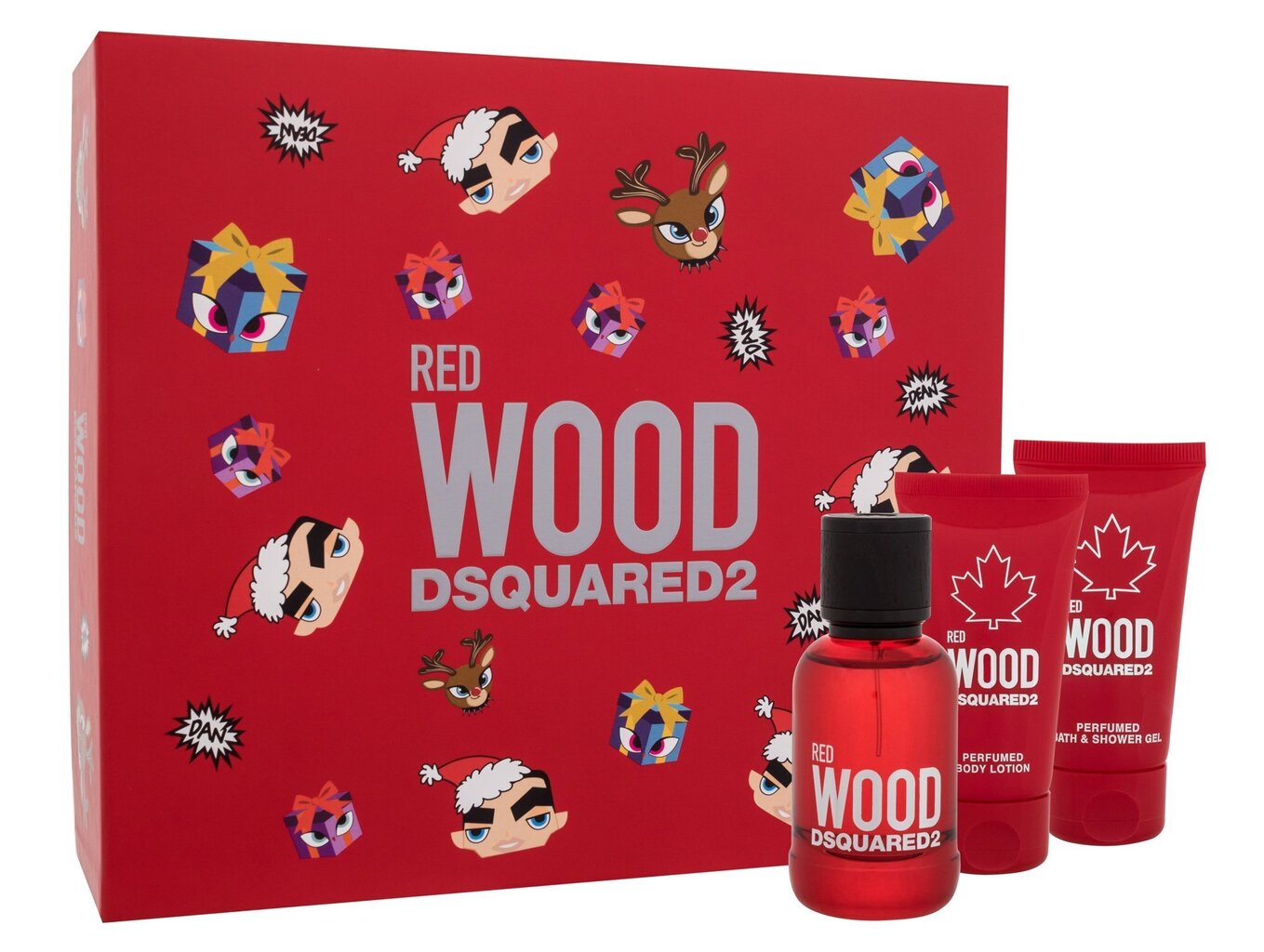 Naiste parfüümi komplekt Dsquared2 Red Wood 3 Tk hind ja info | Naiste parfüümid | kaup24.ee