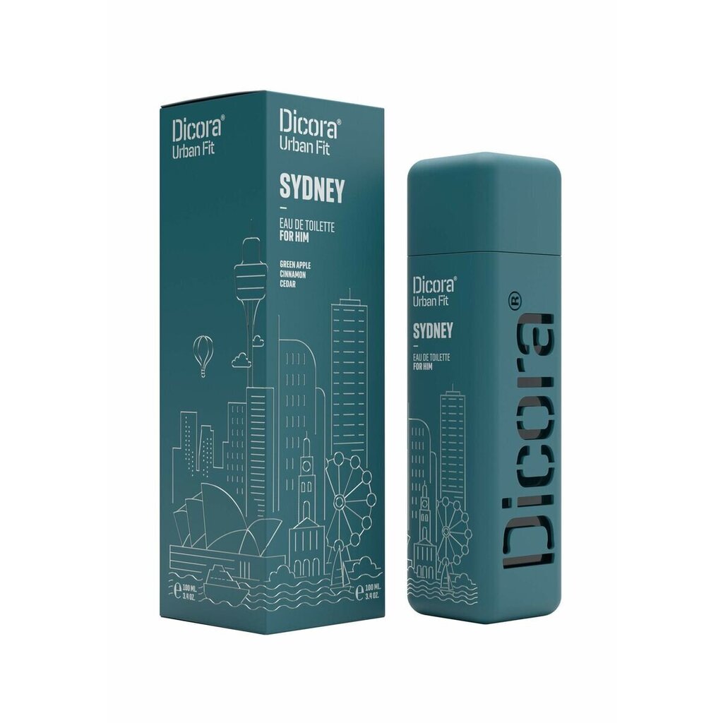 Meeste parfümeeria Dicora EDT Urban Fit Sydney (100 ml) цена и информация | Meeste parfüümid | kaup24.ee