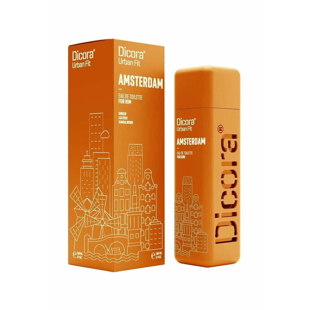Meeste parfümeeria Dicora EDT Urban Fit Amsterdam (100 ml) цена и информация | Meeste parfüümid | kaup24.ee