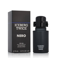 Meeste parfümeeria Iceberg EDT Twice Nero For Him (75 ml) цена и информация | Мужские духи | kaup24.ee