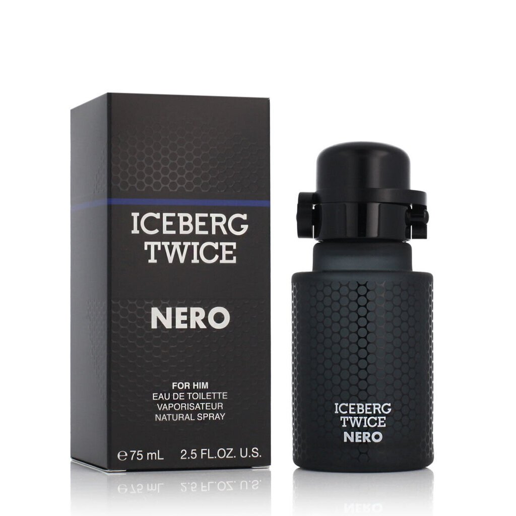 Meeste parfümeeria Iceberg EDT Twice Nero For Him (75 ml) hind ja info | Meeste parfüümid | kaup24.ee
