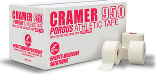 Teip Athletic Cramer 950 3.8cm x 13.7m, valge цена и информация | Ортезы и бандажи | kaup24.ee