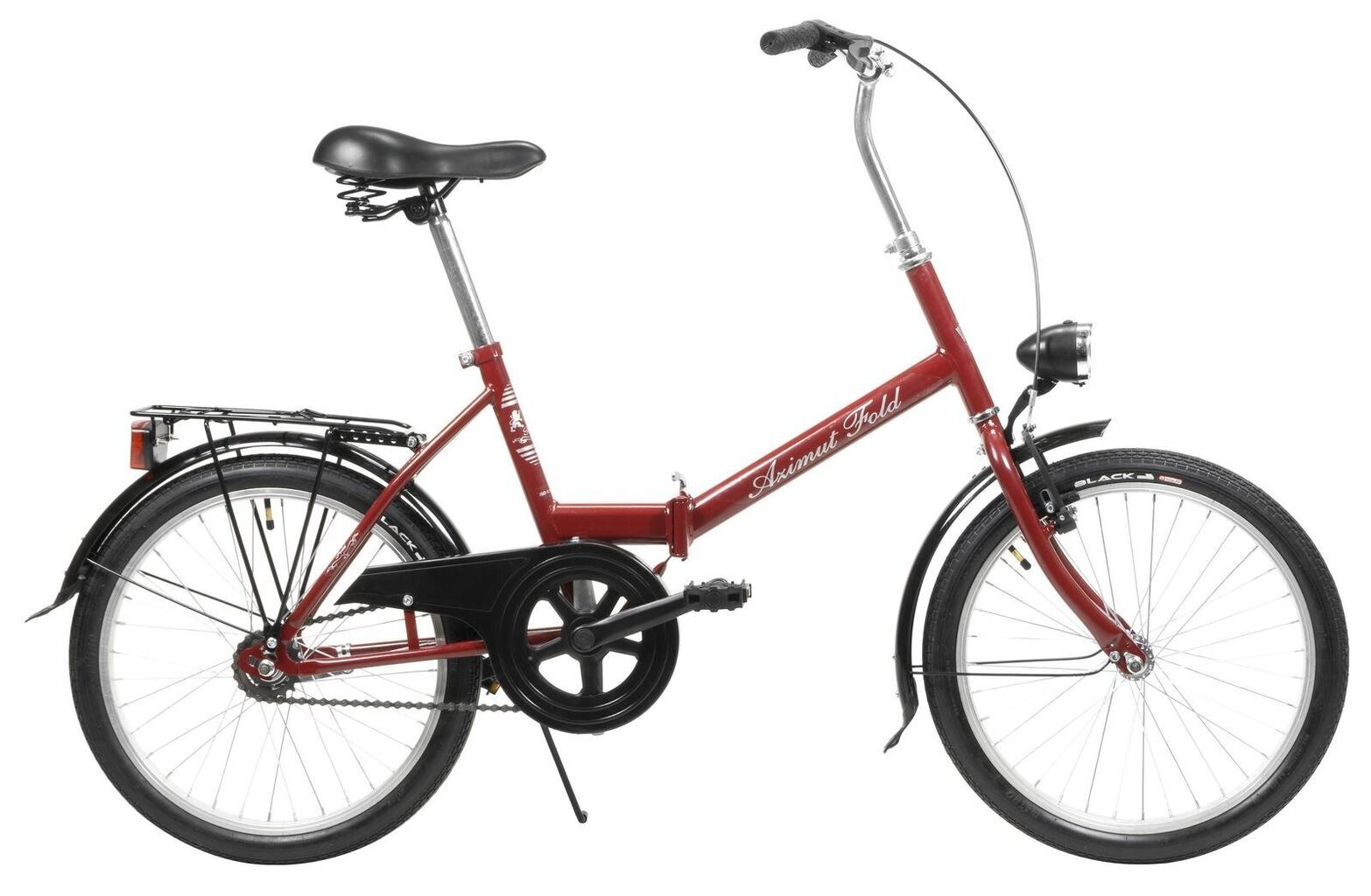 Kokkupandav jalgratas Azimut Fold 20" 2023, punane цена и информация | Jalgrattad | kaup24.ee