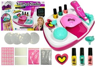 Suur maniküürikomplekt tüdrukutele, Nail Art Studio hind ja info | Tüdrukute mänguasjad | kaup24.ee