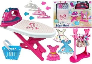 Mänguasjade triikimiskomplekt koos tarvikutega, roosa hind ja info | Tüdrukute mänguasjad | kaup24.ee