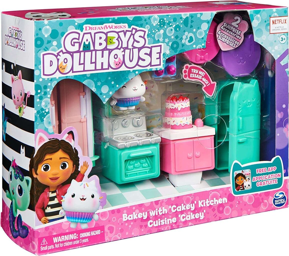 Lucknow köögikomplekt Gabby's Dollhouse цена и информация | Tüdrukute mänguasjad | kaup24.ee
