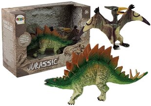 Dinosauruse figuuride komplekt Stegosaurus ja pteranodon hind ja info | Poiste mänguasjad | kaup24.ee