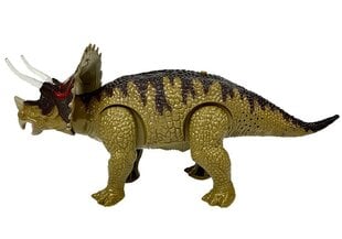 Dinosaurus Triceraptor akutoitega, roheline hind ja info | Poiste mänguasjad | kaup24.ee