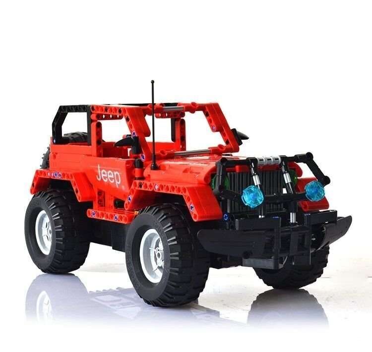 Plokid off-road auto Jeep RC kaugjuhtimispult Cada C51001W 531 elemendid hind ja info | Klotsid ja konstruktorid | kaup24.ee