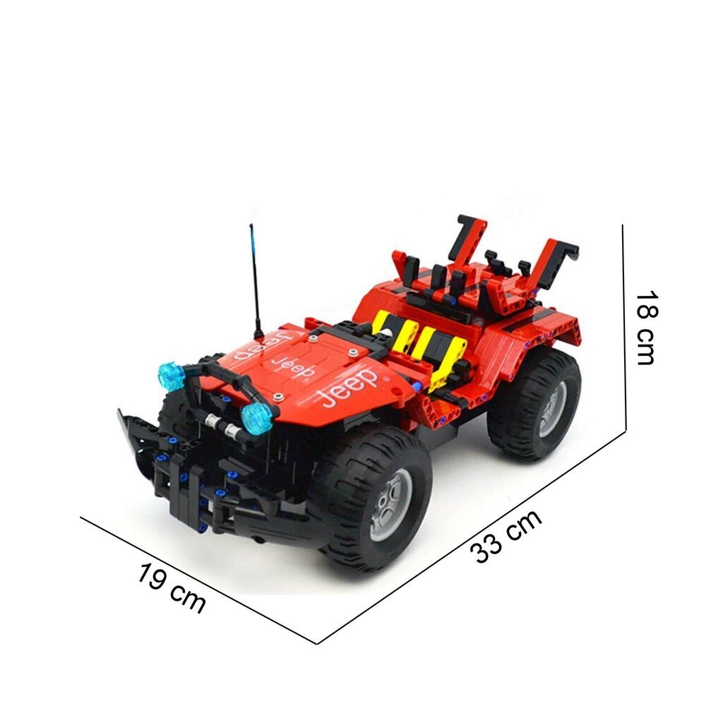 Plokid off-road auto Jeep RC kaugjuhtimispult Cada C51001W 531 elemendid hind ja info | Klotsid ja konstruktorid | kaup24.ee