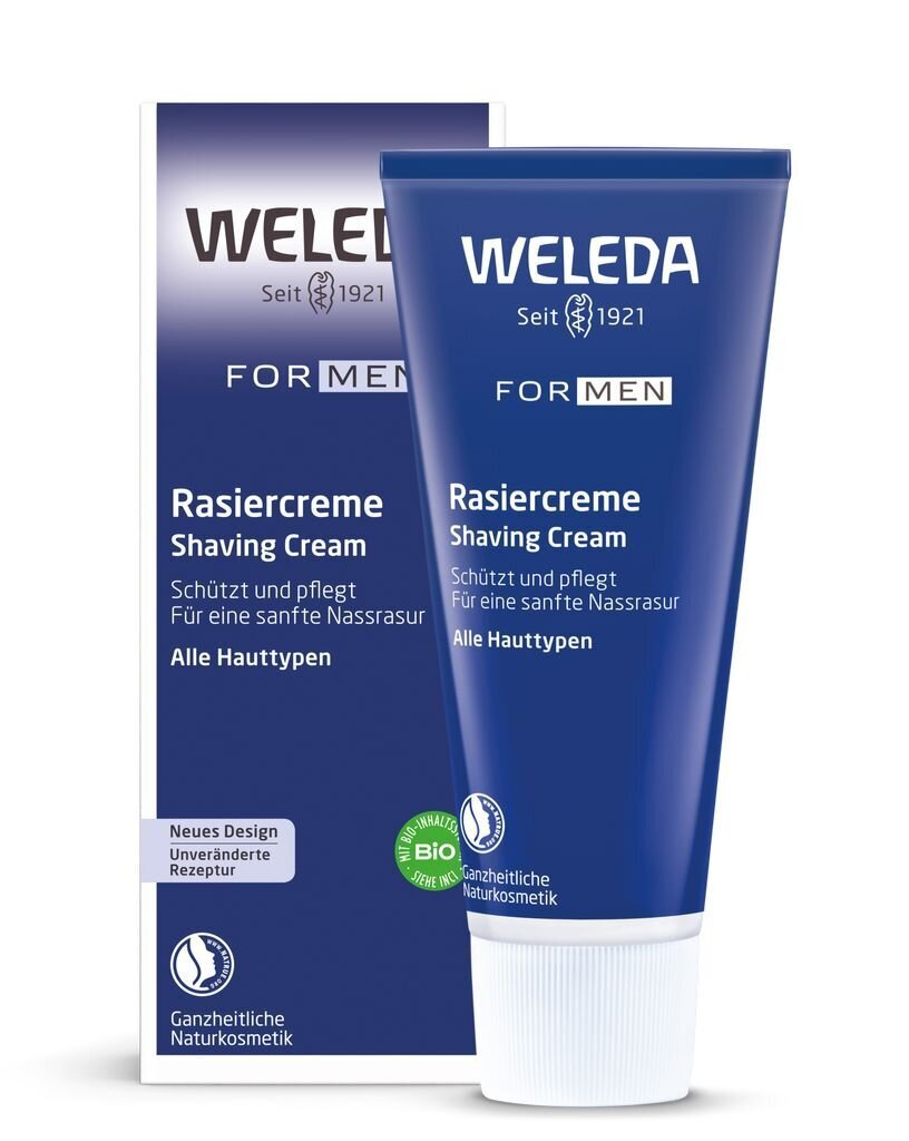 Raseerimise kreem Weleda (75 ml) цена и информация | Raseerimisvahendid | kaup24.ee