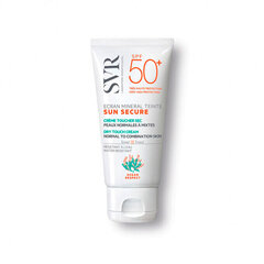 Минеральный оттеночный крем для лица SVR Sun Secure Ecran Mineral Teinte SPF50, 50 мл цена и информация | Кремы от загара | kaup24.ee