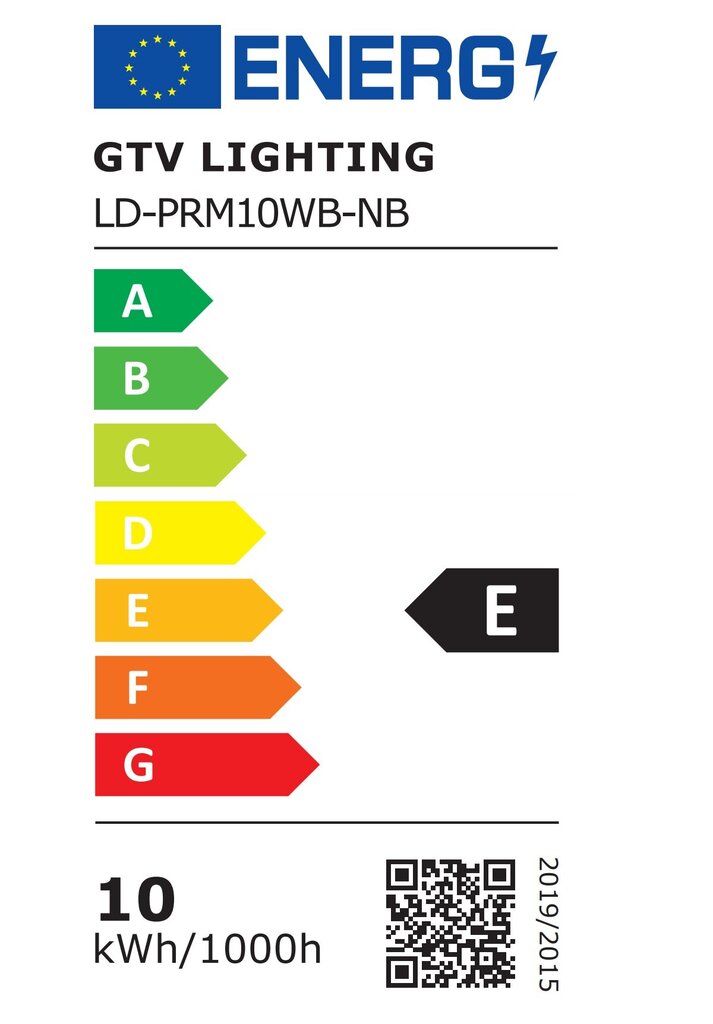 GTV LED laevalgusti PRIME, 10W, 1000lm, IP20, 36°, 4000K, valge LD-PRM10WB-NB hind ja info | Laelambid | kaup24.ee