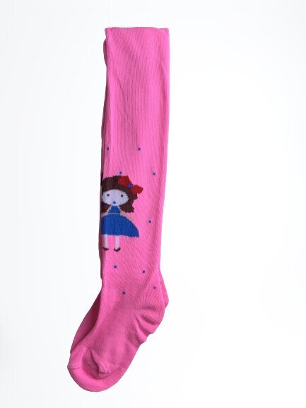 Laste sukkpüksid baleriinimustriga, roosa hind ja info | Beebi sokid ja sukkpüksid | kaup24.ee