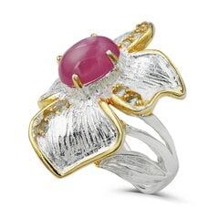 Серебряное (925) кольцо с драгоценными камнями, код f50317 F50317EU-60 цена и информация | Кольца | kaup24.ee