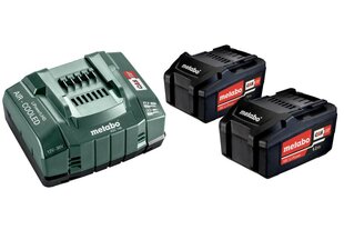 Metabo aku 18V 5,2Ah x2 + laadija hind ja info | Metabo Autokaubad | kaup24.ee