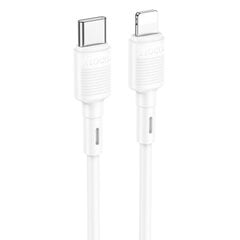 USB кабель Hoco X83 PD20W Type-C to Lightning 1.0m белый цена и информация | Кабели для телефонов | kaup24.ee