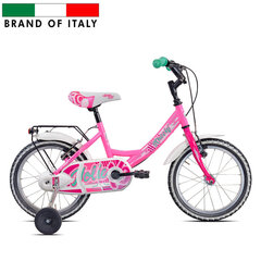 Детский велосипед Stucchi 16 Jolie розовый (Размер колеса: 16") цена и информация | Велосипеды | kaup24.ee