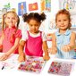 Laste arendav komplekt loominguks akrüülhelmesest kaunistuste valmistamiseks DIY 24 liiki hind ja info | Arendavad mänguasjad | kaup24.ee