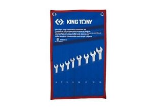 НАБОР ДЛИННЫХ КОМБИНИРОВАННЫХ КЛЮЧЕЙ KING TONY 8шт. 6-13мм КОРПУС цена и информация | Механические инструменты | kaup24.ee