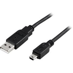 Deltaco USB-24S USB 2.0/A-mini B, 1m цена и информация | Кабели и провода | kaup24.ee