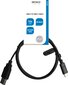Deltaco USBC-1004-LSZHUSB, USB-A/USB-C, 1m hind ja info | Mobiiltelefonide kaablid | kaup24.ee