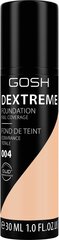 Основа под макияж Dextreme Full Coverage Foundation 004 Natural, 30 мл цена и информация | Пудры, базы под макияж | kaup24.ee