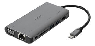 Deltaco USBC-HDMI18 hind ja info | USB jagajad, adapterid | kaup24.ee