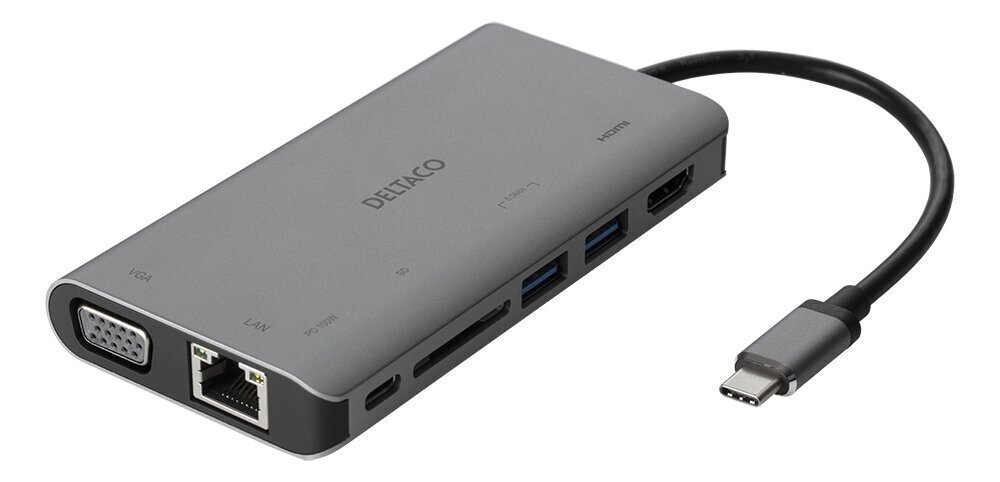 Deltaco USBC-HDMI18 цена и информация | USB jagajad, adapterid | kaup24.ee