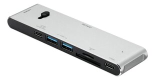 Jaotur Deltaco USBC-HDMI21, HDMI/DisplayPort/USB-A/USB-C hind ja info | USB jagajad, adapterid | kaup24.ee