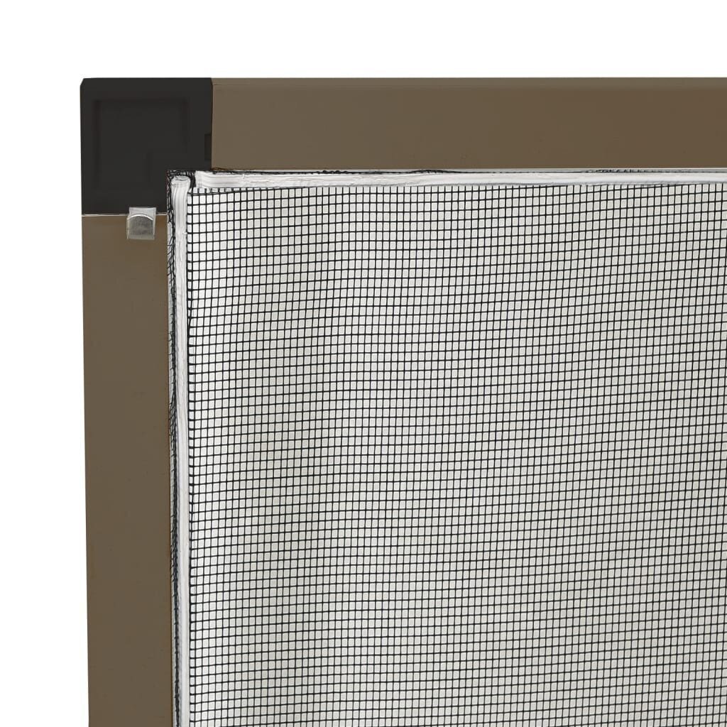 vidaXL putukavõrk aknale pruun 80 x 100 cm hind ja info | Sääsevõrgud, putukavõrgud | kaup24.ee