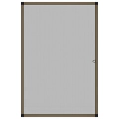 vidaXL putukavõrk aknale pruun 90 x 120 cm цена и информация | Москитные сетки | kaup24.ee