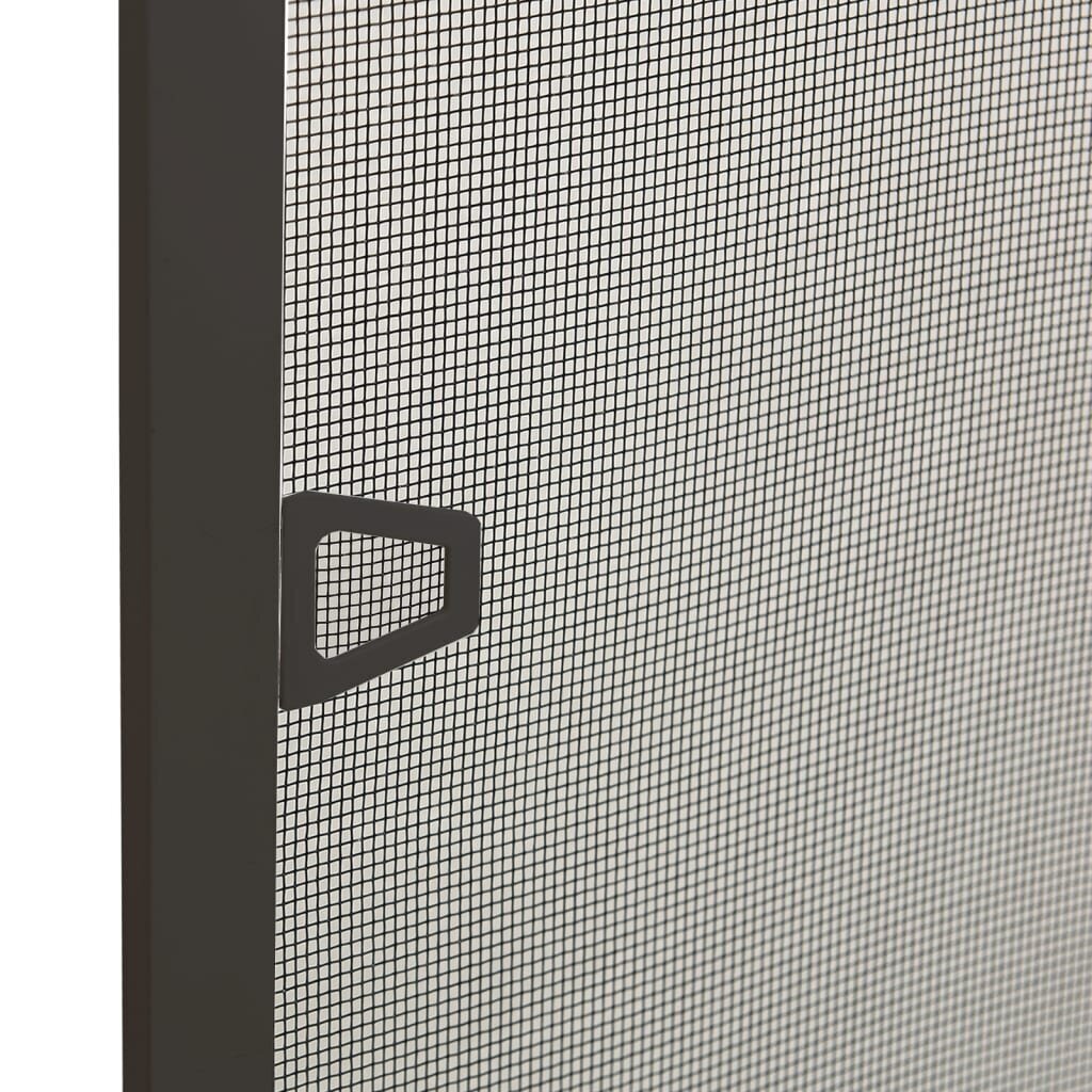 vidaXL putukavõrk aknale antratsiithall 80 x 100 cm hind ja info | Sääsevõrgud, putukavõrgud | kaup24.ee