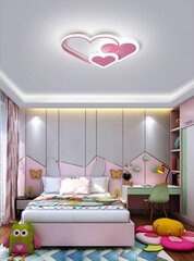 Reguleeritav LED 66W laelamp Pink Hearts (2700-6500K,5280Lm) цена и информация | Детские светильники | kaup24.ee