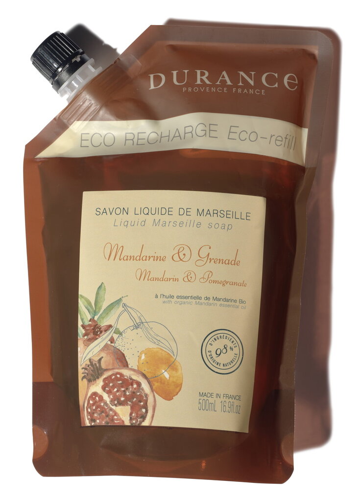 Vedelseep Durance Mandarin Granaatõun, 500 ml цена и информация | Dušigeelid, õlid | kaup24.ee