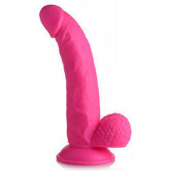 Dildo Poppin 19 cm, roosa hind ja info | Dildod | kaup24.ee