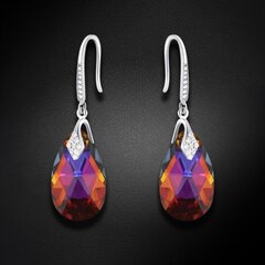 Naiste kõrvarõngad Diamond Sky „Baroque III (Volcano)“ koos Swarovski kristallidega DS02A530 hind ja info | Kõrvarõngad | kaup24.ee