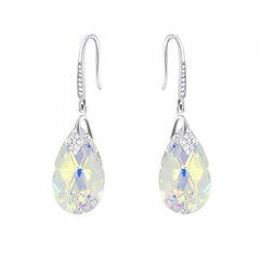 Naiste kõrvarõngad Diamond Sky „Baroque III (Aurora Borealis)“ koos Swarovski kristallidega DS02A540 hind ja info | Kõrvarõngad | kaup24.ee