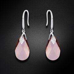 Серебряные серьги "Барокко III (Antique Pink)" с кристаллами Swarovski™ DS02A541 цена и информация | Серьги | kaup24.ee