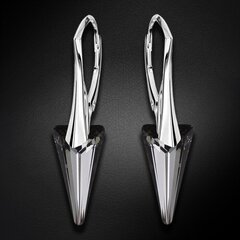Серебряные серьги "Шип II (Silver Night)" с кристаллами Swarovski™ DS02A544 цена и информация | Серьги | kaup24.ee