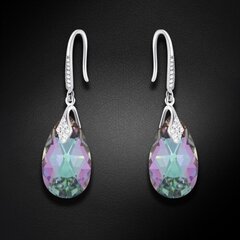 Naiste kõrvarõngad Diamond Sky „Baroque III (Vitrail Light)“ koos Swarovski kristallidega DS02A551 hind ja info | Kõrvarõngad | kaup24.ee