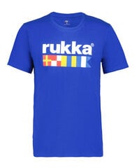 Футболка унисекс Rukka, темно-синяя цена и информация | Мужские футболки | kaup24.ee