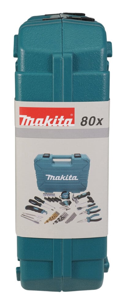 Tööriistakomplekt Makita E-15104, 80 tk. цена и информация | Käsitööriistad | kaup24.ee