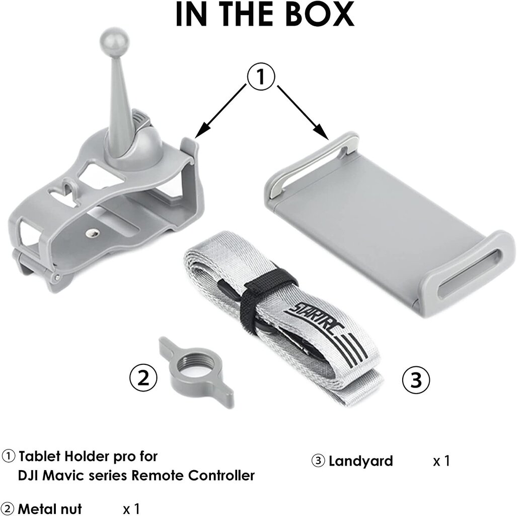 Telefonihoidik i-Lefante DJI Mini 3 Pro/Mavic 3/Air 2/DJI Air 2S/DJI Mini 2 jaoks, hall цена и информация | Nutiseadmed ja aksessuaarid | kaup24.ee
