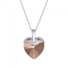 Серебряный кулон "Купидон (Rose Gold)" с кристаллами Swarovski™ DS01K549 цена и информация | Украшения на шею | kaup24.ee