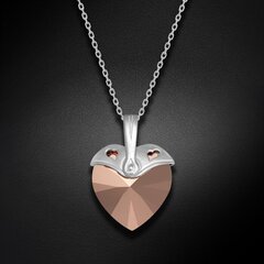 Naiste kaelakee DiamondSky "Cupid (Rose Gold)" Swarovski kristallidega DS01K549 hind ja info | Kaelakeed | kaup24.ee