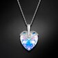 Naiste kaelakee DiamondSky "Cupid (Aurora Borealis)" Swarovski kristallidega DS01K555 цена и информация | Kaelakeed | kaup24.ee