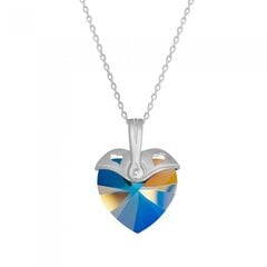 Naiste kaelakee DiamondSky "Cupid (Light Colorado Topaz Shimmer)" Swarovski kristallidega DS01K556 цена и информация | Украшения на шею | kaup24.ee