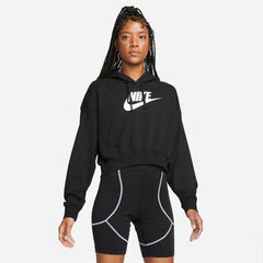 Nike naiste dressipluus NSW CLUB FLC GX CROP HDY, must цена и информация | Спортивная одежда для женщин | kaup24.ee